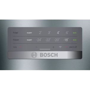 Bosch Ψυγειοκαταψύκτης 368lt Total NoFrost Υ203xΠ60xΒ66εκ. Inox KGN397IEQ