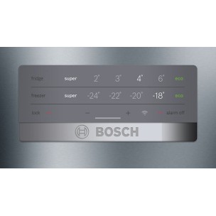 Bosch Ψυγειοκαταψύκτης 368lt Total NoFrost Υ203xΠ60xΒ66εκ. Inox KGN397IEQ