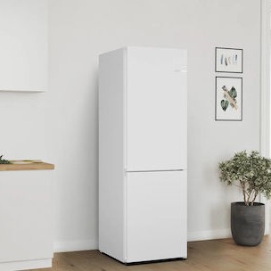 Bosch Ψυγειοκαταψύκτης 321lt Total NoFrost Υ186xΠ60xΒ66.5εκ. Λευκός KGN362WDF