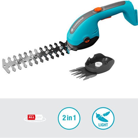 Gardena Powercut 20/18V P4A Μπορντουροψάλιδο Μπαταρίας με Μήκος Λάμας 20cm Solo