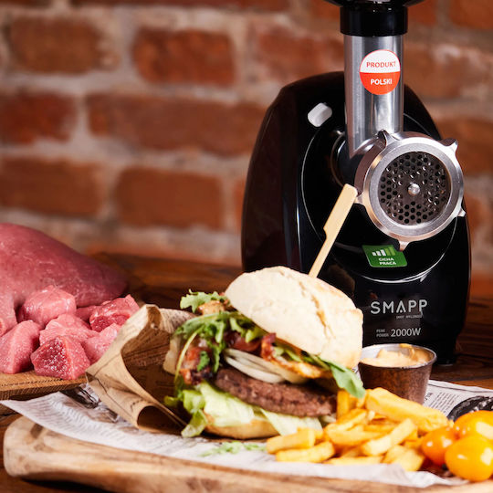 Smapp Smapp Μηχανή Άλεσης Κιμά 1900W Μαύρη