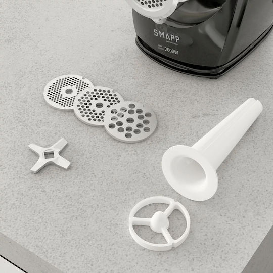 Smapp Smapp Μηχανή Άλεσης Κιμά 1900W Μαύρη
