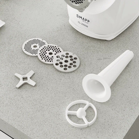 Smapp Smapp Μηχανή Άλεσης Κιμά 2000W Λευκή