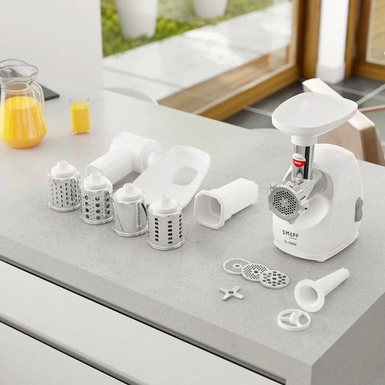 Smapp Smapp Μηχανή Άλεσης Κιμά 2000W Λευκή