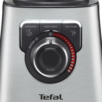 Tefal Perfectmix+ Επιτραπέζιο Μπλέντερ για Smoothies με Γυάλινη Κανάτα 2 lt 1200W Inox