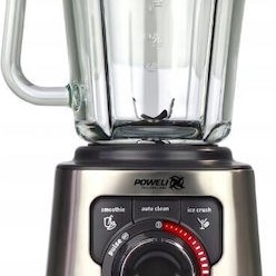 Tefal Perfectmix+ Επιτραπέζιο Μπλέντερ για Smoothies με Γυάλινη Κανάτα 2 lt 1200W Inox