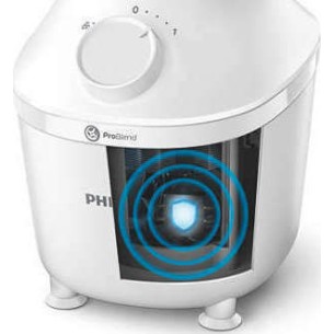 Philips 3000 Series Επιτραπέζιο Μπλέντερ για Smoothies με Πλαστική Κανάτα 1.9 lt 450W Λευκό