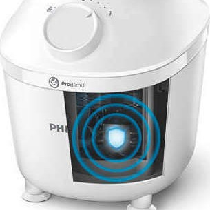 Philips 3000 Series Επιτραπέζιο Μπλέντερ για Smoothies με Πλαστική Κανάτα 1.9 lt 450W Λευκό