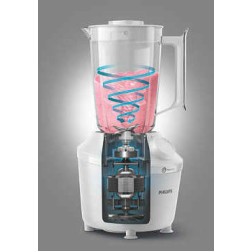Philips 3000 Series Επιτραπέζιο Μπλέντερ για Smoothies με Πλαστική Κανάτα 1.9 lt 450W Λευκό