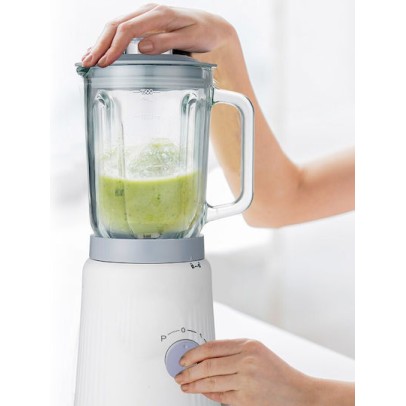 Maestro Επιτραπέζιο Μπλέντερ με Πλαστική Κανάτα 1.5 lt 1200W Λευκό MR-571