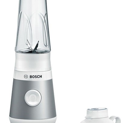 Bosch Serie 2 Personal Μπλέντερ με Κανάτα Tritan 600 ml 450W Ασημί