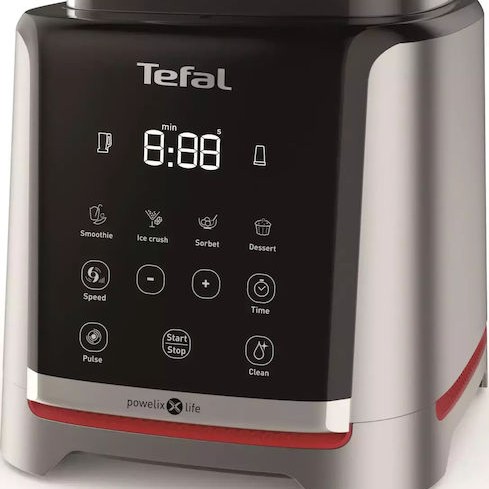 Tefal Infiny Mix+ Επιτραπέζιο Μπλέντερ με Κανάτα Tritan 1.75 lt 1600W Μαύρο