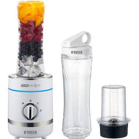 N'Oveen SB1100 Personal Μπλέντερ με Πλαστική Κανάτα 600 ml 300W Λευκό