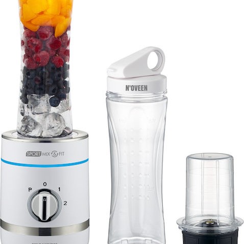 N'Oveen SB1100 Personal Μπλέντερ με Πλαστική Κανάτα 600 ml 300W Λευκό