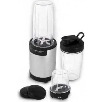 Esperanza Nutri Bomb Personal Μπλέντερ με Πλαστική Κανάτα 800 ml 900W Inox