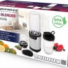 Esperanza Nutri Bomb Personal Μπλέντερ με Πλαστική Κανάτα 800 ml 900W Inox
