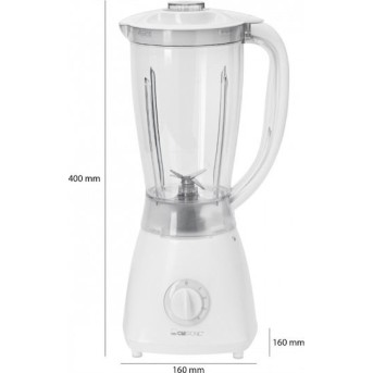 Clatronic UM 3470 Επιτραπέζιο Μπλέντερ με Πλαστική Κανάτα 1.5 lt 500W Λευκό