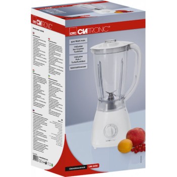 Clatronic UM 3470 Επιτραπέζιο Μπλέντερ με Πλαστική Κανάτα 1.5 lt 500W Λευκό