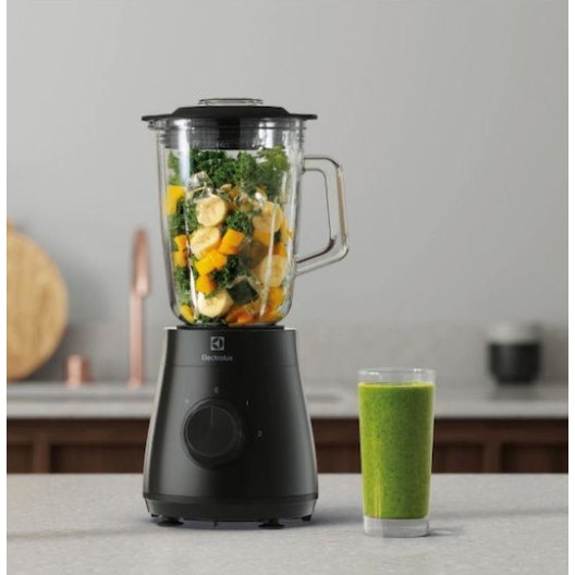 Electrolux Create 3 Επιτραπέζιο Μπλέντερ με Γυάλινη Κανάτα 1.5 lt 500W Γκρι