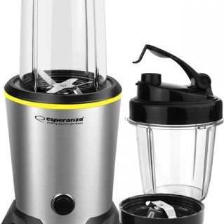 Esperanza Personal Μπλέντερ με Πλαστική Κανάτα 1 lt 1000W Inox EKM028