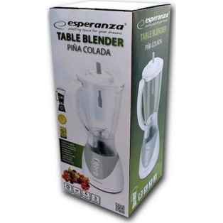 Esperanza Pina Colada Επιτραπέζιο Μπλέντερ με Πλαστική Κανάτα 1.5 lt 500W Λευκό
