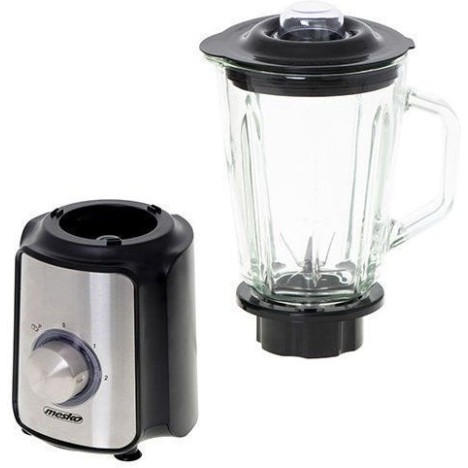 Mesko MS 4080 Επιτραπέζιο Μπλέντερ με Γυάλινη Κανάτα 1.5 lt 1200W Μαύρο