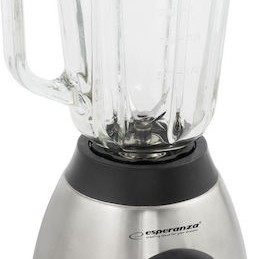 Esperanza Margarita Επιτραπέζιο Μπλέντερ με Πλαστική Κανάτα 1.5 lt 500W Inox