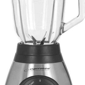 Esperanza Margarita Επιτραπέζιο Μπλέντερ με Πλαστική Κανάτα 1.5 lt 500W Inox