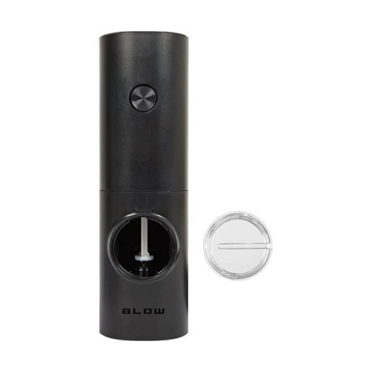 KING Hoff Ηλεκτρικός Μύλος Αλατιού Κεραμικός σε Μαύρο Χρώμα