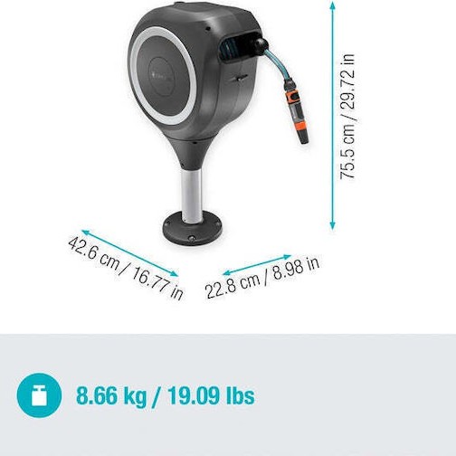 Gardena Αυτόματη Ανέμη Ποτίσματος Τοίχου με Λάστιχο 20m