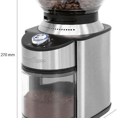Profi Cook Μύλος Άλεσης Καφέ On Demand 200W με Χωρητικότητα Xοάνης 230gr