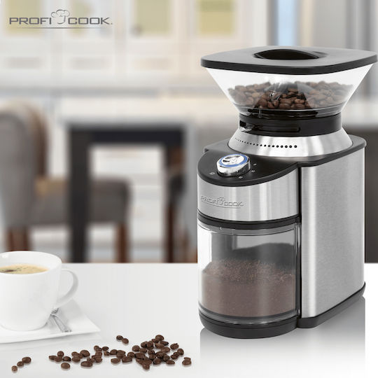 Profi Cook Μύλος Άλεσης Καφέ On Demand 200W με Χωρητικότητα Xοάνης 230gr