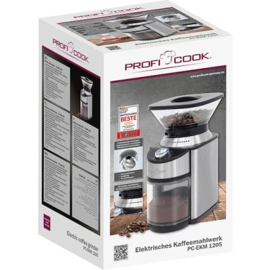 Profi Cook Μύλος Άλεσης Καφέ On Demand 200W με Χωρητικότητα Xοάνης 230gr