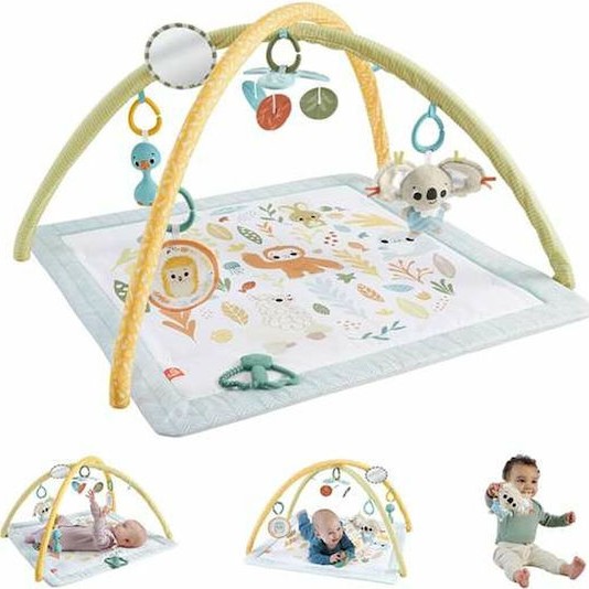 Fisher Price Γυμναστήριο Δραστηριοτήτων Πολύχρωμο για Νεογέννητα (MxΠ) 57x41cm