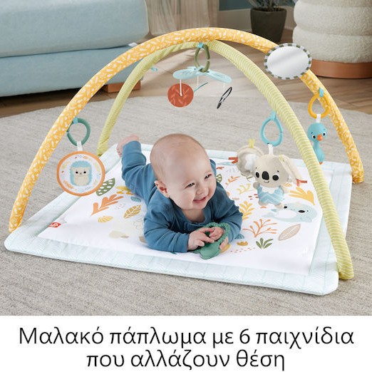 Fisher Price Γυμναστήριο Δραστηριοτήτων Πολύχρωμο για Νεογέννητα (MxΠ) 57x41cm