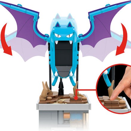 Mattel Παιχνίδι Κατασκευών Pokémon Mini Motion Golbat Building Toy Kit για Παιδιά 13+ Ετών