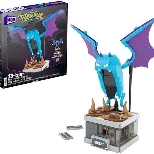 Mattel Παιχνίδι Κατασκευών Pokémon Mini Motion Golbat Building Toy Kit για Παιδιά 13+ Ετών