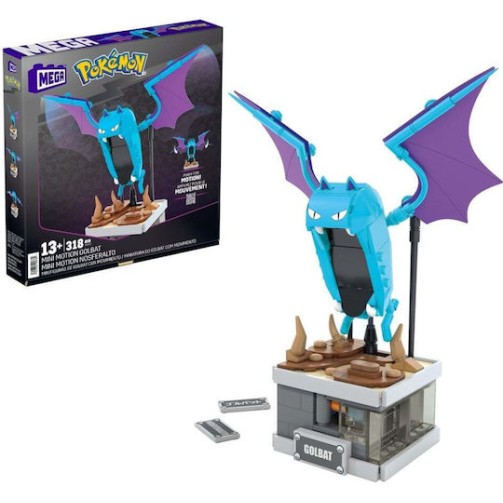 Mattel Παιχνίδι Κατασκευών Pokémon Mini Motion Golbat Building Toy Kit για Παιδιά 13+ Ετών