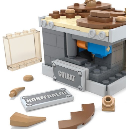 Mattel Παιχνίδι Κατασκευών Pokémon Mini Motion Golbat Building Toy Kit για Παιδιά 13+ Ετών