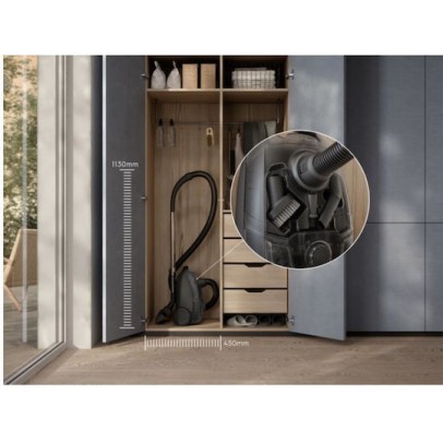 Electrolux EB31C1DB Ηλεκτρική Σκούπα 650W με Σακούλα 3lt Μπλε