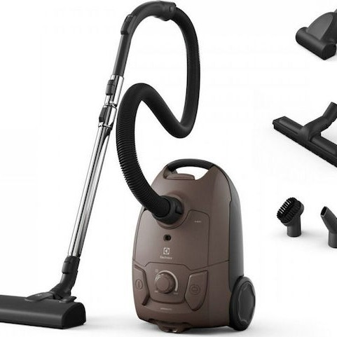 Electrolux EB51A3WB Ηλεκτρική Σκούπα 650W με Σακούλα 3lt Καφέ