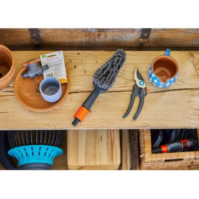 Gardena 18840-20 Πλαστική Βούρτσα Καθαρισμού Χειρός για Πορτοκαλί