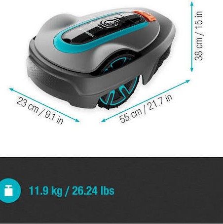 Gardena Sileno City 600 Ρομποτική Μηχανή Γκαζόν