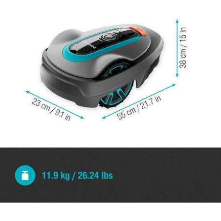 Gardena Sileno City 600 Ρομποτική Μηχανή Γκαζόν