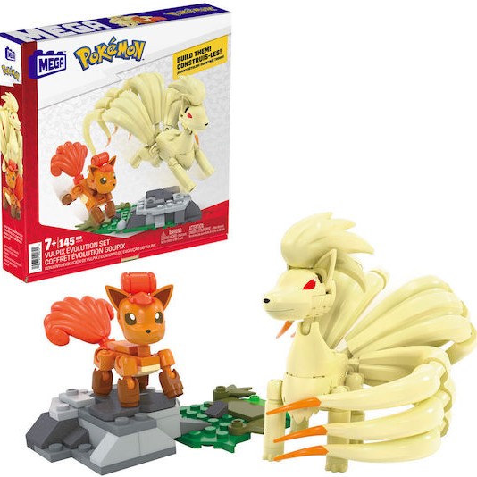Mega Bloks Τουβλάκια Pokemon για 7+ Ετών 145τμχ
