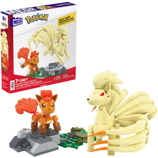 Mega Bloks Τουβλάκια Pokemon για 7+ Ετών 145τμχ