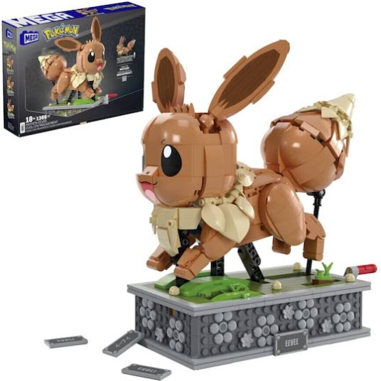 Mega Bloks Τουβλάκια Pokemon Eevee in Motion για 18+ Ετών 1381τμχ