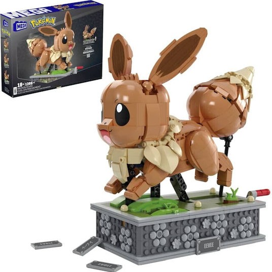 Mega Bloks Τουβλάκια Pokemon Eevee in Motion για 18+ Ετών 1381τμχ