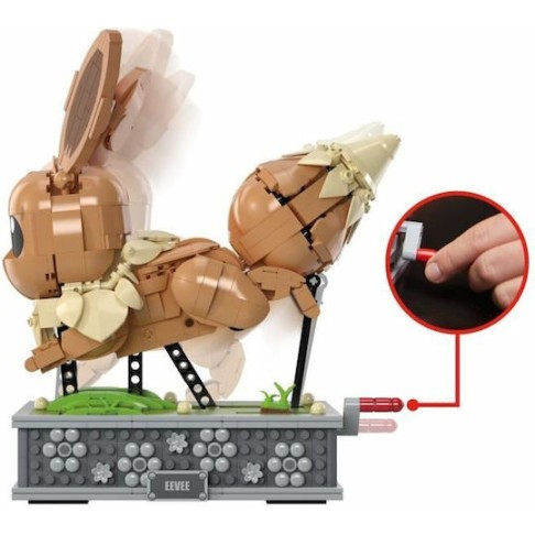 Mega Bloks Τουβλάκια Pokemon Eevee in Motion για 18+ Ετών 1381τμχ