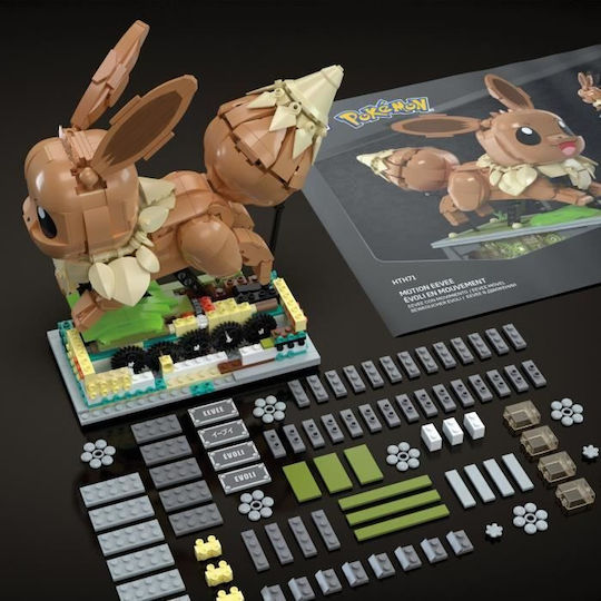 Mega Bloks Τουβλάκια Pokemon Eevee in Motion για 18+ Ετών 1381τμχ